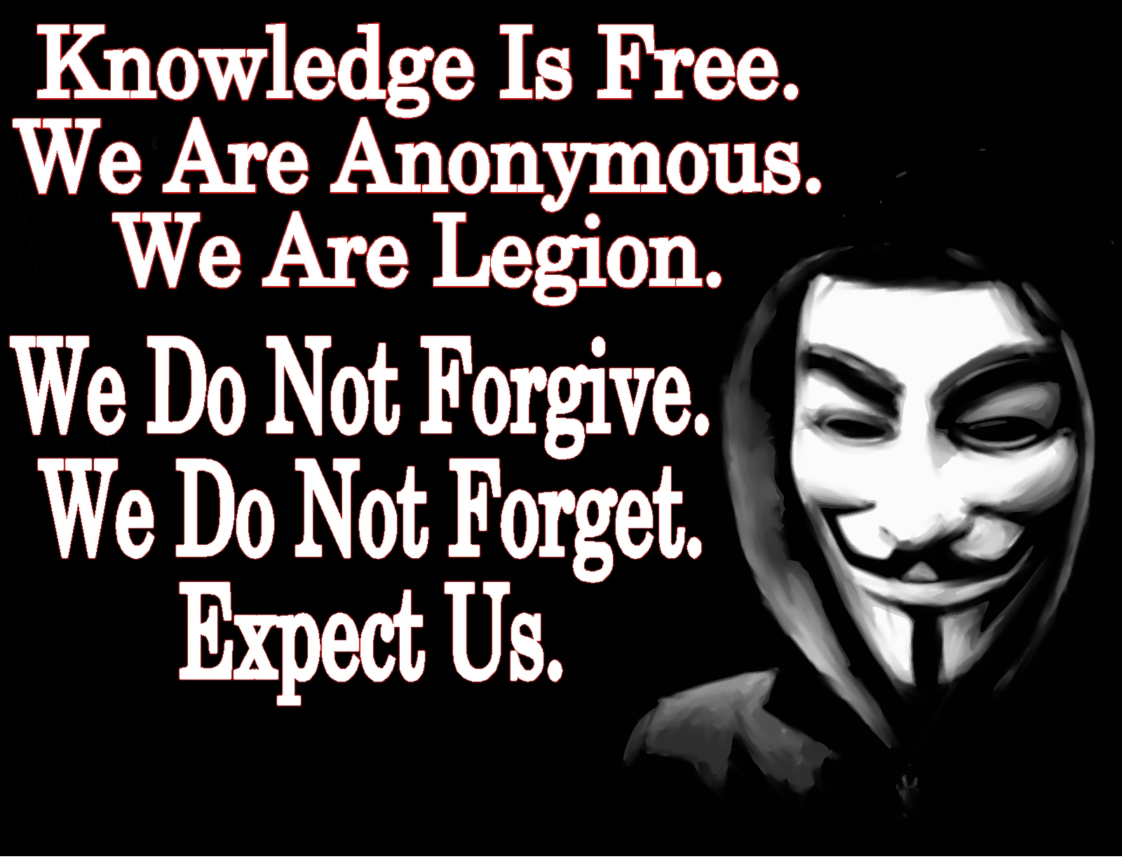 We Are Anonymous